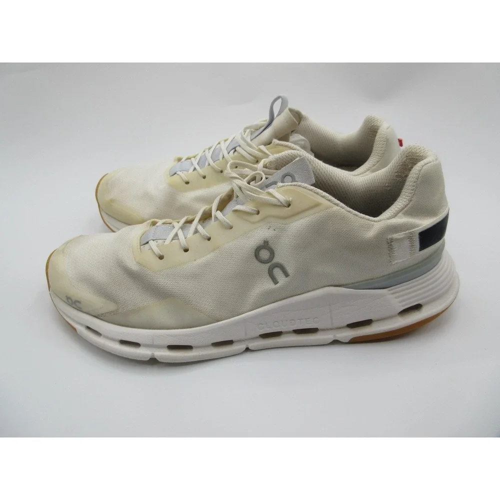 On‎ Running Cloudnova Shoes Womens Size 10 White Cream Gum CloudTec 26.98223
